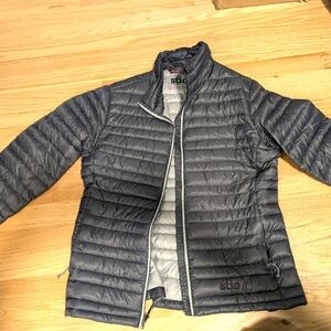 Stio women's size medium dark gray puffer jacket coat